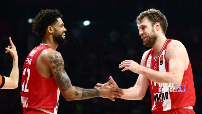 Ο Ολυμπιακός στην κορυφή της Euroleague με εμφατική νίκη επί της Αρμάνι Μιλάνο 5141261-scaled-e1776368902697-1024x576