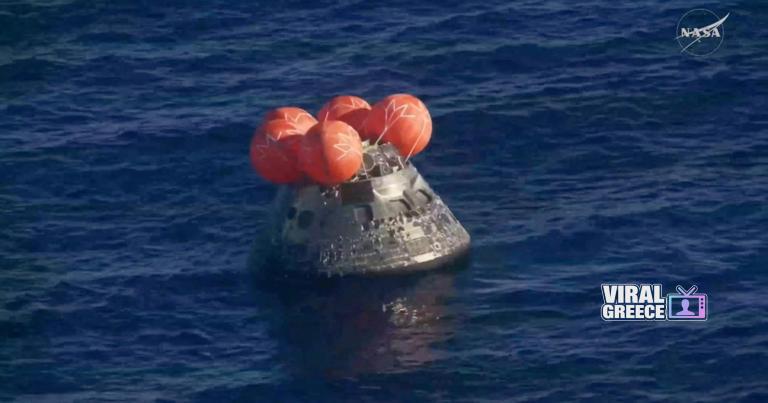 Artemis II : Η στιγμή που ανοίγει η κάψουλα Orion στον Ειρηνικό ( VIDEO ) AA20PLTP.img
