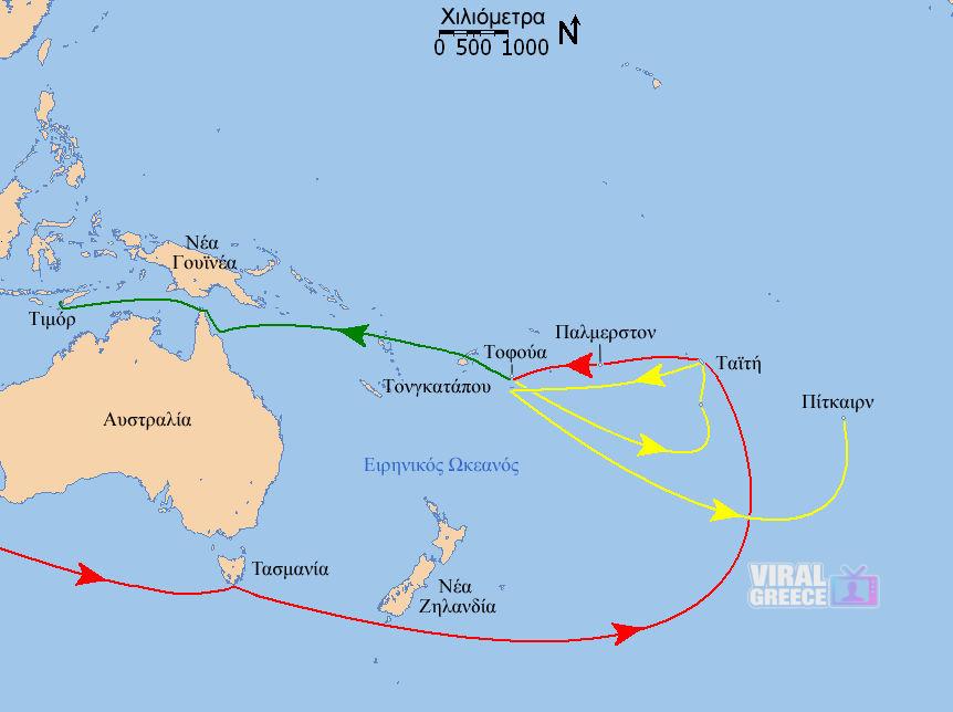 Antarsia tou Bounty map