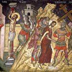 Jesus in Golgotha Viral Greece