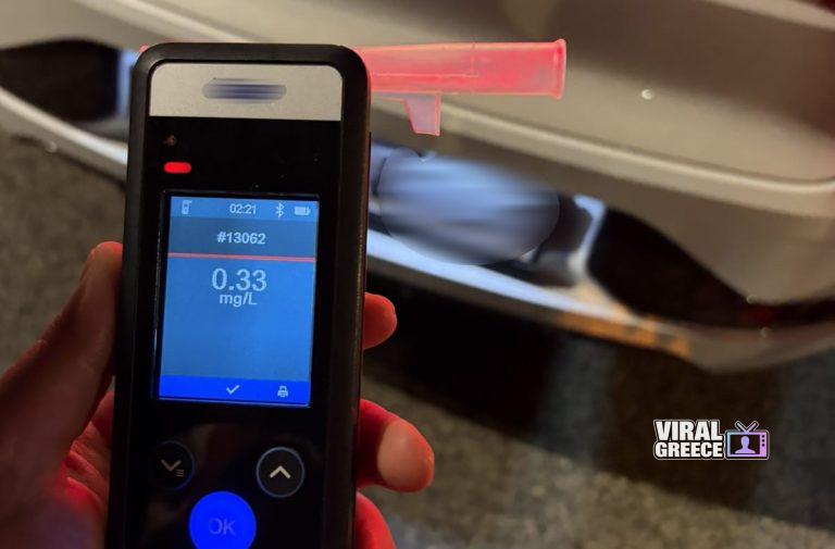 Σύλληψη 46χρονου στη Λεωφόρο Κηφισού για επικίνδυνη οδήγηση και υπερβολική ταχύτητα alkool-1-768x505