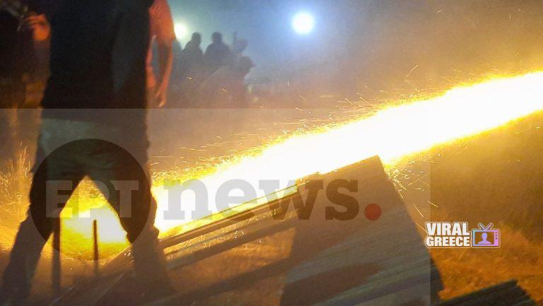 Ανοιχτό το ενδεχόμενο ματαίωσης του ρουκετοπόλεμου στον Βροντάδο μετά το ατύχημα chios-rouketopolemos-sirtes-19apr25-768x433