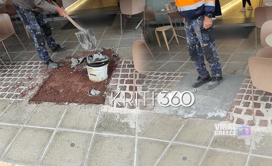 Χανιά: Έκοψαν δέντρο και τσιμέντωσαν το πεζοδρόμιο έξω από καφετέρια – Μήνυση από τον Δήμο dentro