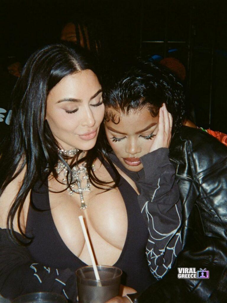 kim kardashian teyana taylor