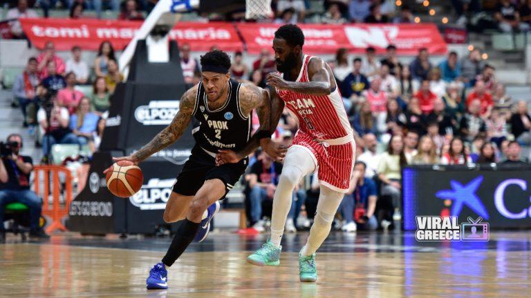 Στον τελικό του FIBA Europe Cup ο ΠΑΟΚ παρά την ήττα στη Μούρθια melvin-1-768x432