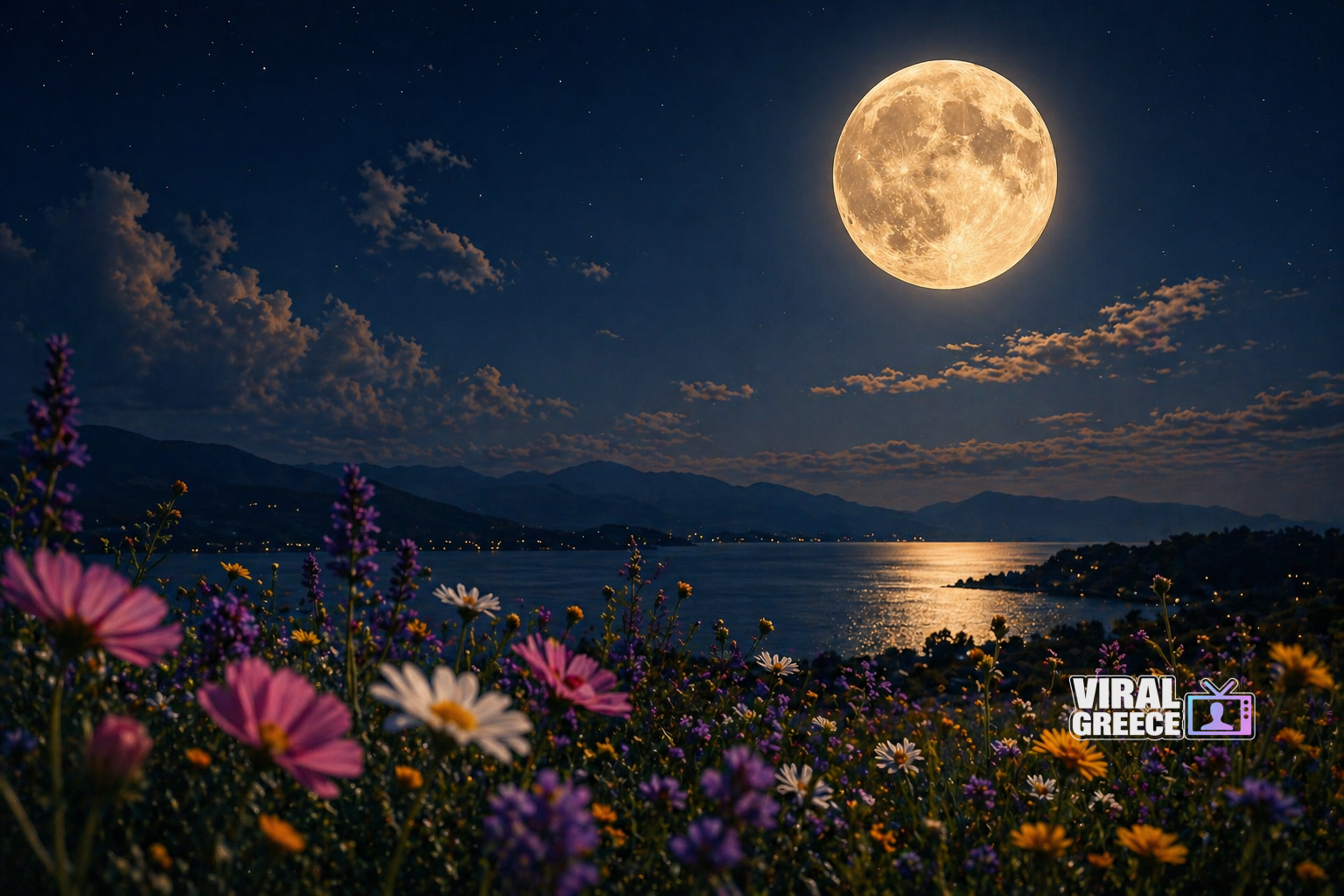 Πανσέληνος Μαΐου: Το «Φεγγάρι των Λουλουδιών» φωτίζει τον ουρανό κκκ