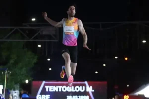 Μίλτος Τεντόγλου: Κυριάρχησε στο Piraeus Long Jump με άλμα στα 8,39 μέτρα