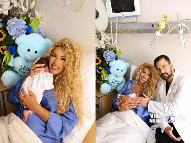 Αναστασία Γιούσεφ: Η πρώτη οικογενειακή φωτογραφία με τον σύντροφό της και τον γιο τους