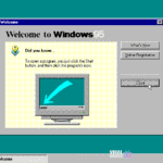 Windows 95 at first run Viral Greece
