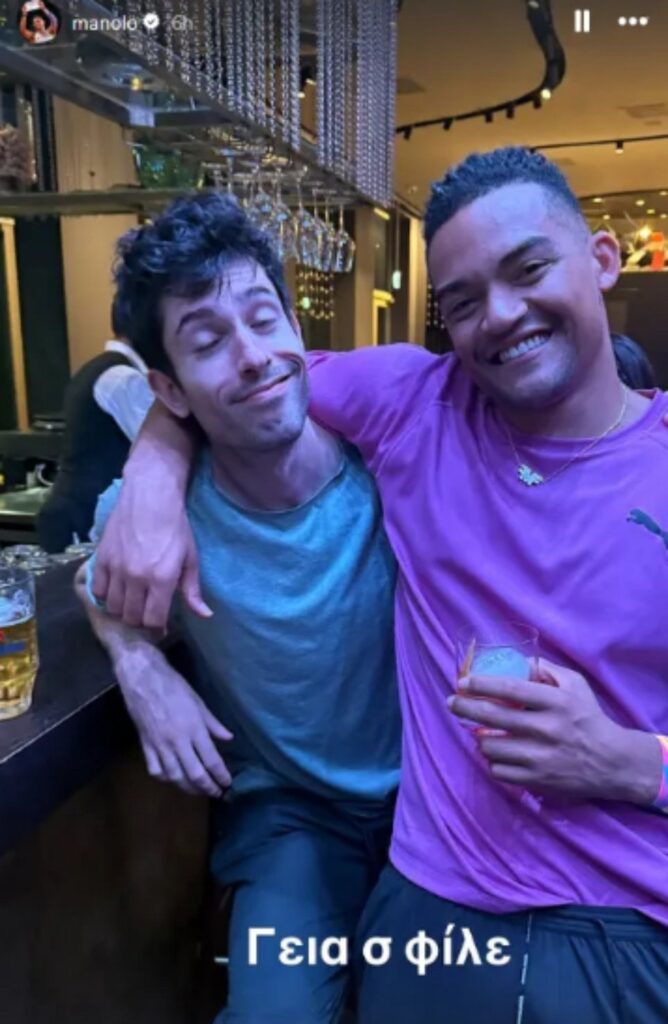 tentoglou karalhs story instagram Viral Greece