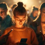 view people addicted their smartphone looking scrolling through screens Viral Greece Η Gen Z Μιλάει στην AI σαν σε Φίλο — Τα Στοιχεία που Σοκάρουν