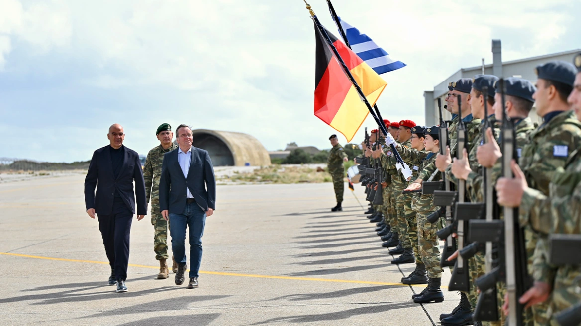 Δένδιας–Πιστόριους: Το μήνυμα από την Κρήτη για την ευρωπαϊκή άμυνα Δένδιας–Πιστόριους: Το μήνυμα από την Κρήτη για την ευρωπαϊκή άμυνα